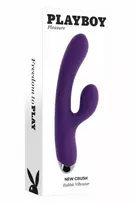 Evolved PLAYBOY NEW CRUSH Dual Motor Silicone Intimate Machine, Waterproof, Pink
