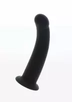 Taboom TABOOM Strap-On Dong Medium Silicone Attachment Black 17 cm