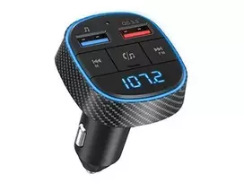 FM siųstuvas Navitel BHF02 su Bluetooth ryšiu automobilio garsui transliuoti