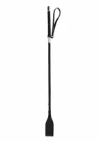 Taboom TABOOM Riding Crop Vegan Leather Black 66cm - Durable Handle