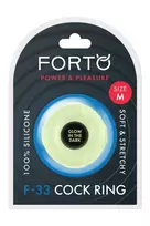 Forto FORTO F-33 21mm Silicone Comfort Ring Medium Glow-in-the-Dark
