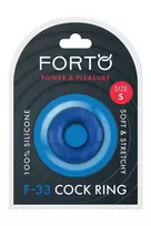 Forto FORTO F-33 Intimate Ring Small Blue 17mm Liquid Silicone
