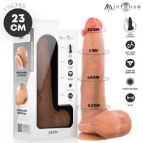 MR. INTENSE DILDOS MR INTENSE Bruce L Silicone Model 23cm x 5.2cm Suction Cup Strap-On Compatible