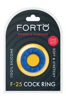 Forto FORTO F-25 23mm Silicone Comfort Ring Blue Flexible Design