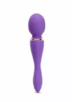 Nu Sensuelle Alluvion XLR8 Wand Dual Motor Flexible Rechargeable Massager Black