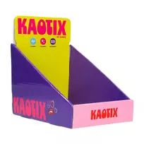 S-Line by Shots Kaotix Display Box for 20 Rechargeable Vibrators - Empty, Colorful Stand