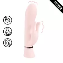 Loveline by Shots Loveline Tendre Paris Pink Intimate Dual-Motor Device, Silicone, Waterproof