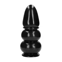 Ouch! by Shots Ultra Collosus Black Intimate Plug 33 cm with Suction Cup Base