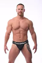 TitanMen TitanMen Jockstrap Limited Edition Athletic Supporter - Cotton Blend, Black