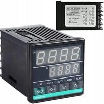 Ch102Fk02-Mv*An - Pid Temperature Controller | 48X48 Mm | Ssr 12Vdc + Relay 10A | -199.9~1800°C | Pt100, K, J, R, S | Auto-Tuning | Led |