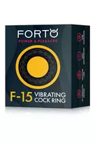 Forto FORTO F-15 Vibrating Ring Black - 10 Modes, Waterproof, USB Charging