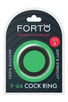 Forto FORTO F-64 Wide Ring Small Black 40mm Premium Silicone System