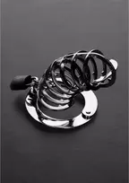 Steel by Shots Shots The Spiked Chastity Cage Stainless Steel Adjustable 14cm