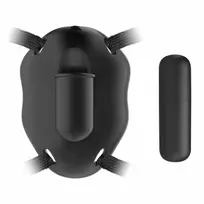 PRETTY LOVE Pretty Love Carter Vibrating Strap-On System, 12 Modes, USB Rechargeable
