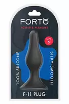 Forto FORTO F-11 LUNGO Small Black Premium Silicone Model with Suction Base