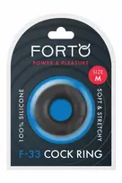 Forto FORTO F-33 21mm Medium Black Silicone Comfort Ring
