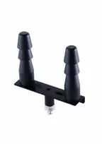 HiSmith Hismith Double Vac-U-Lock Adapter - Dual Attachment System, Silver
