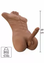 HIDDEN DESIRE BANGERS Dude, Fuck Me! 13 kg Anatomical Intimate Machine TPE 19cm