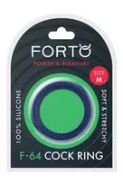 Forto FORTO F-64 Wide Silicone Ring Medium 45mm Blue