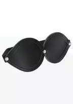 Taboom TABOOM Infinity Blindfold Vegan Leather Adjustable Black Mask