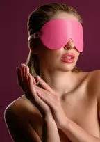 Taboom Taboom Malibu Blindfold Pink Vegan PU Leather Adjustable Strap