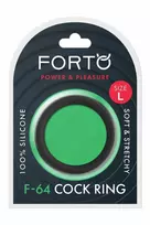 Forto FORTO F-64 Wide Silicone Ring Large 50mm Black Premium Material