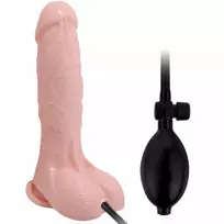 BAILE BAILE Inflatable Intimate Device with Suction Cup 15 cm TPR Black