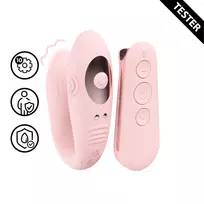 Loveline by Shots Loveline International Charme Dual Motor Remote System Pink Tester