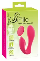 Sweet Smile Sweet Smile G-Spot Panty Vibrator Dual Motor Silicone Pink 12.8cm
