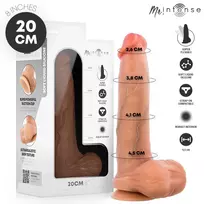 MR. INTENSE DILDOS MR INTENSE Bruce M Silicone Model with Base 20cm x 4.5cm Anatomical Design