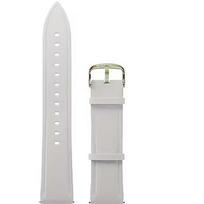 Garett Strap for Smartwatch 20mm PAS_WHITE_LEATHER_20MM