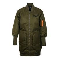 Nike As W Nsw Parka su pašiltinimu Ma1 Spalvų blokas Standi apykaklė Užtrauktukas Lengva ilgomis rankovėmis Medvilninė striukė Moteriškos striukės 932050-395 L brown