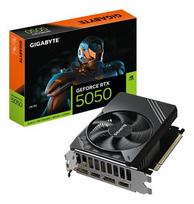 GIGABYTE GeForce RTX 5050 D6 8G Graphics Card - 8GB GDDR6, 128-bit, PCI-E 5.0, 2572MHz Core Clock, 2 x DisplayPort, 2 x HDMI, NVIDIA DLSS 4, GV-N5050D6-8GD