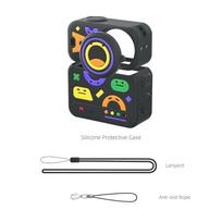 Silicone Camera Protector Coloful Body Cover for DJI Osmo Nano Action Camera Accessories juoda