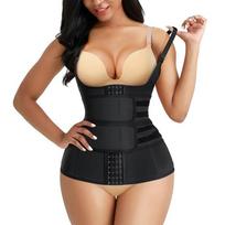 Women Waist Trainer Corset Vest Sauna Shaper Body Shaper Cincher Tank Top With Adjustable Straps S juoda