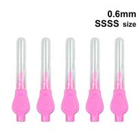 25pcs Interdental Brush Toothpick 0.6-1.5mm Orthodontic Teeth Clean Between Teeth Braces Cleaning Mini Toothbrush Oral Care Tool