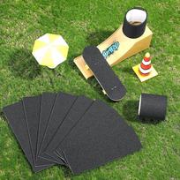 Fingerboard Grip Tape Anti Slip Frosted Surface Strong Adhesive Wear Resistant for Finger Skateboard Collection Modification 10pcs