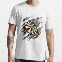 darts dartboard sports pub funny bullseye game 90s mens film movie t shirt M