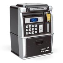 ATM Automatic Deposit Teller Machine Kids Toy Smart Password Swipe Card Saving Box Children Electronic Piggy Bank Christmas Gift