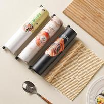 Round Sushi Push Box Odorless Food Grade Sushi Making Mold with Sauce Straw for Home DIY Sushi Party Random