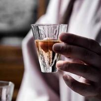 Japanese Style Food Grade Glass Sake Cup 50ML Handmade Small Tea Cup for Tea Lovers Gift one size