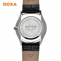 DOXA Men's Quartz Black Watch D201SGY juoda