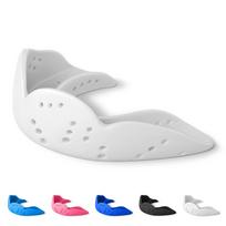 SISU Aero Small Mouthguard Snow White - 1.6mm Thin Profile Small (under 5' tall) balta