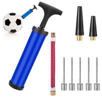Multifunctional sports ball pump: soccer, basketball, volleyball, water polo, rugby,