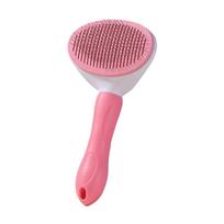 Stainless Steel Pet Hair Remover Brush Pet Supplies Pet Grooming Pet Hair Needle Comb Cat Dog Accessories Professional rožinė