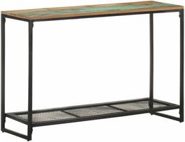 Konsolinis staliukas, 110x35x75cm, perdirbtos medienos masyvas