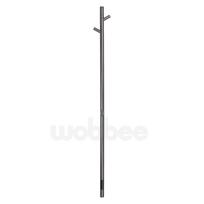 Wobbee CHESTER elektrinė rankšluosčių kabykla 150x14cm braižyto grafito pvd spalvos, brushed gunmetal pvd