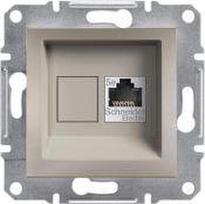 Schneider Electric Asfora kompiuterio lizdas, kat. 5e UTP, be rėmo, rudas (EPH4300169)