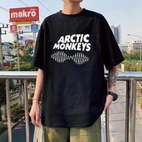 „Arctic Monkeys“ įkvėpti marškinėliai – albumų sąrašas „Doodle Print“ vintažiniai marškinėliai Vyriški, moteriški „Hip Hop Punk“ trumpomis rankovėmis marškinėliai Gatvės drabužiai S armijos žalia spalva