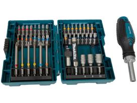 Makita Ratchet screwdriver set with bit and socket set, 44 pieces